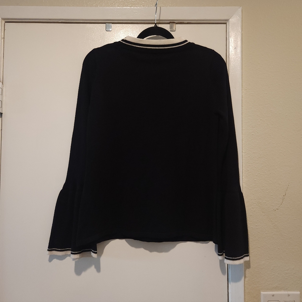 Black and White Women's Sweater - Picture 5 of 5